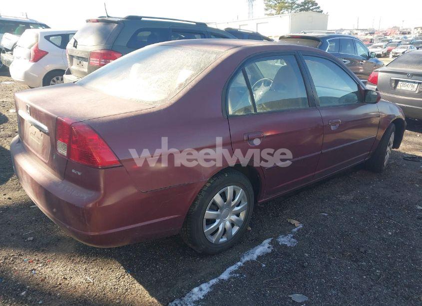 Photo 4 of 2003 Honda Civic EX (VIN 2HGES26723H582779)