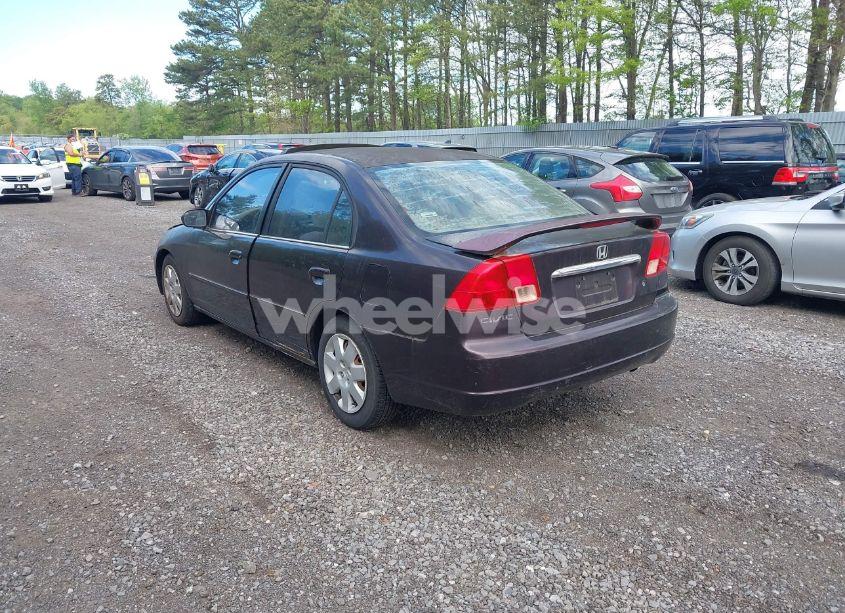 Photo 3 of 2001 Honda Civic EX (VIN 2HGES26741H503321)