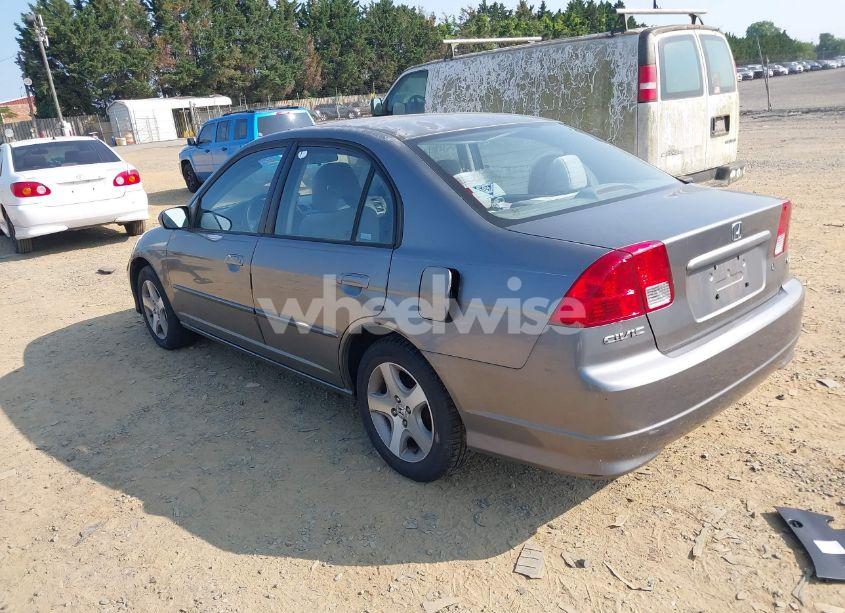 Photo 3 of 2005 Honda Civic EX (VIN 2HGES26745H501767)