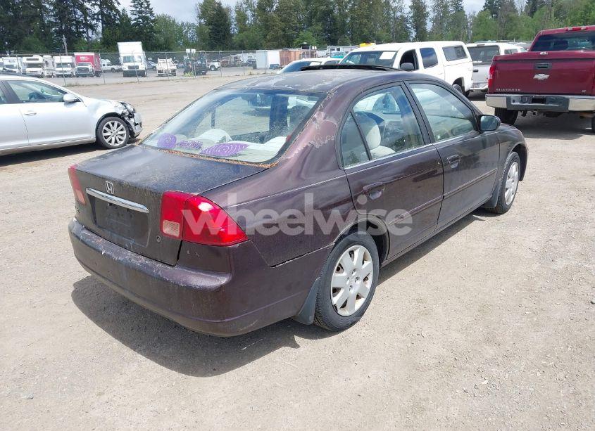 Photo 4 of 2001 Honda Civic EX (VIN 2HGES26751H520080)