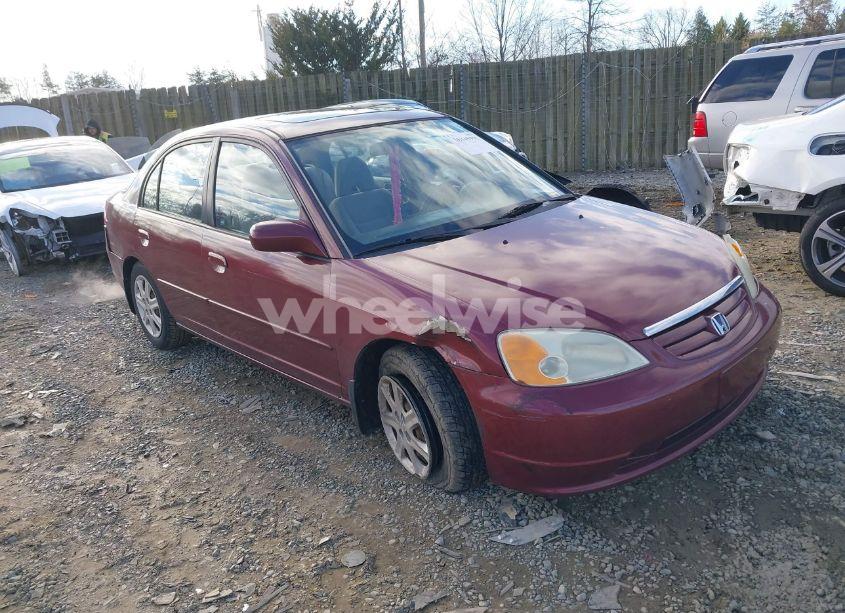 2003 Honda Civic EX (VIN 2HGES26763H601897) main photo