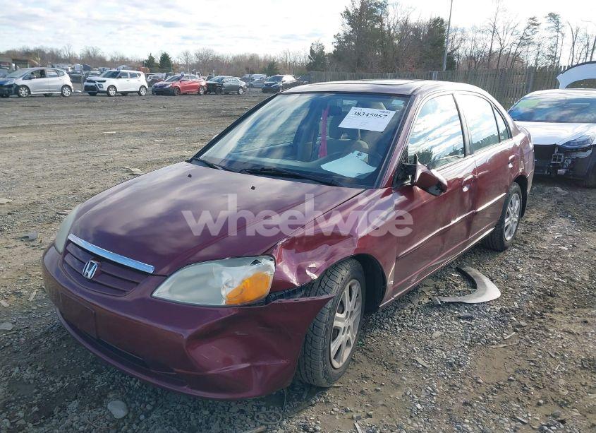 Photo 2 of 2003 Honda Civic EX (VIN 2HGES26763H601897)