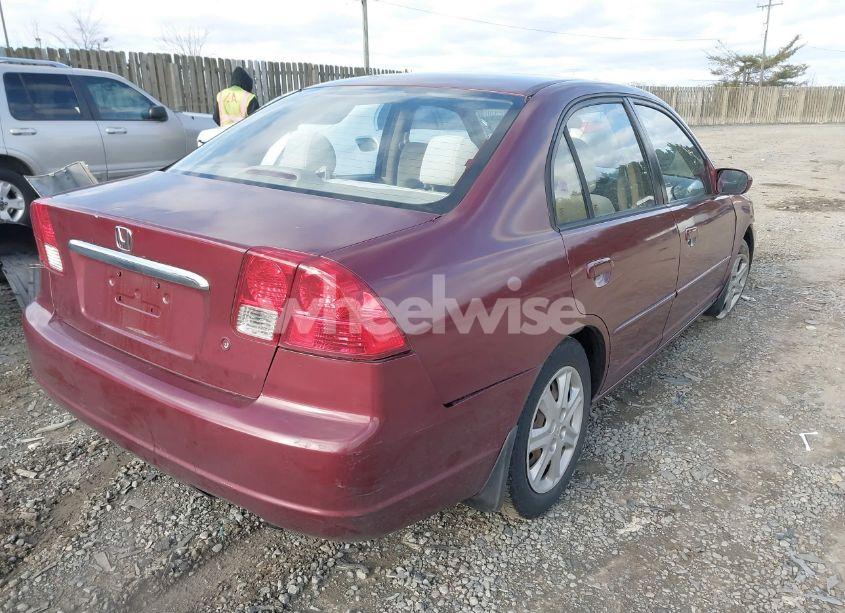 Photo 4 of 2003 Honda Civic EX (VIN 2HGES26763H601897)