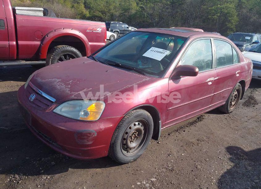 Photo 2 of 2002 Honda Civic EX (VIN 2HGES26782H556055)