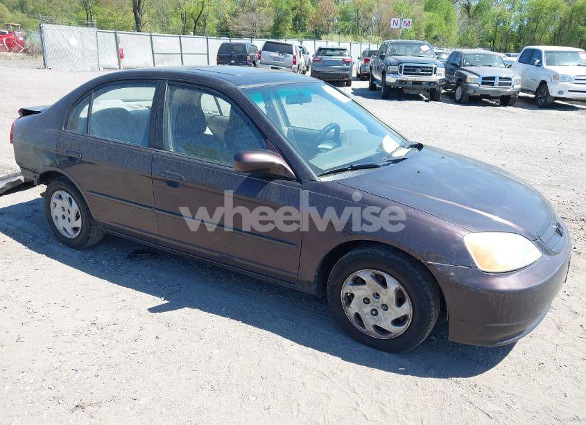 2001 Honda Civic EX (VIN 2HGES26791H539070) main photo