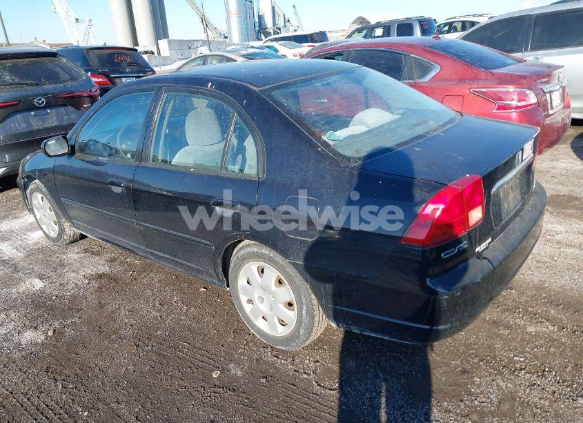 Photo 3 of 2002 Honda Civic EX (VIN 2HGES26802H587972)