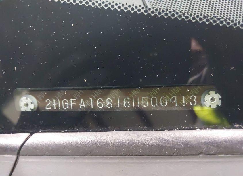 Photo 19 of 2006 Honda Civic EX (VIN 2HGFA16816H500913)