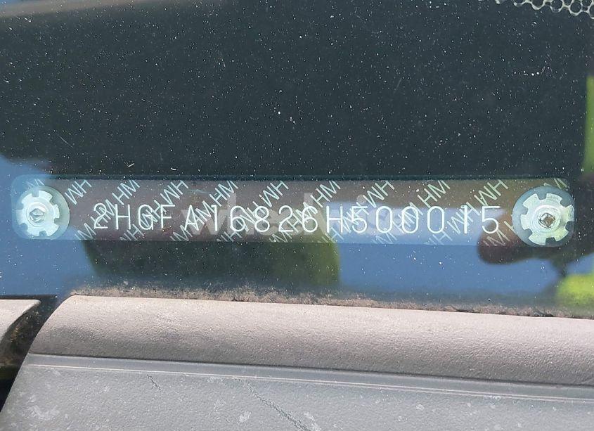 Photo 11 of 2006 Honda Civic EX (VIN 2HGFA16826H500015)