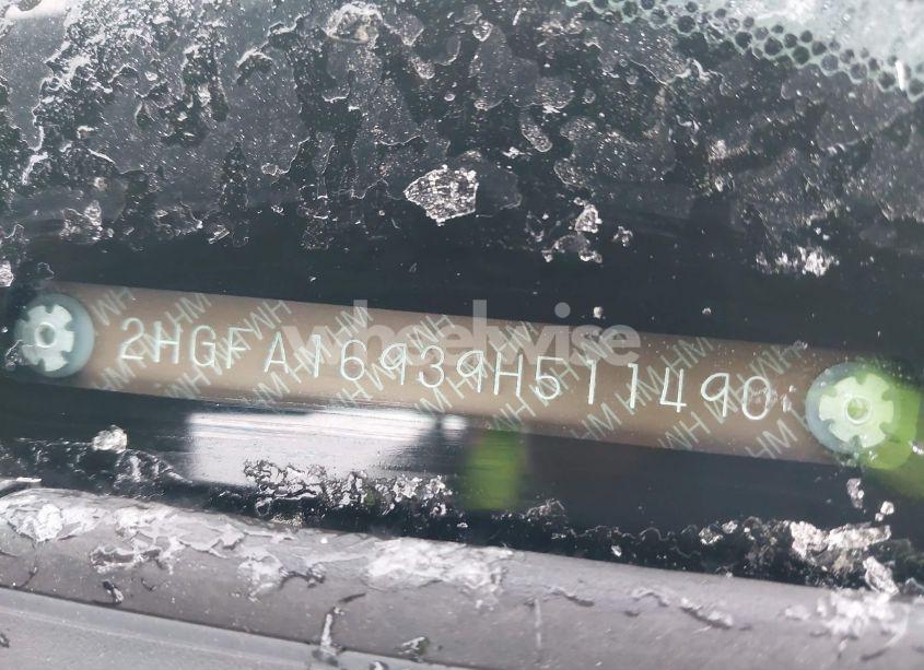 Photo 9 of 2009 Honda Civic EX-L (VIN 2HGFA16939H511490)