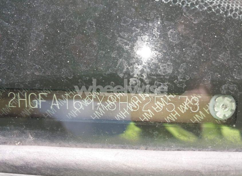 Photo 9 of 2008 Honda Civic EX-L (VIN 2HGFA169X8H325573)