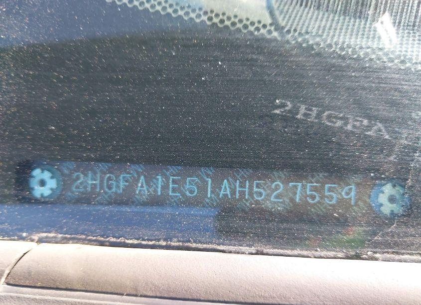 Photo 9 of 2010 Honda Civic LX (VIN 2HGFA1E51AH527559)