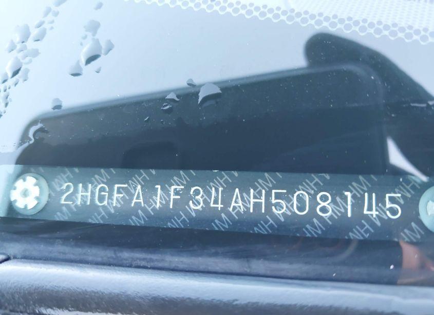 Photo 9 of 2010 Honda Civic VP (VIN 2HGFA1F34AH508145)