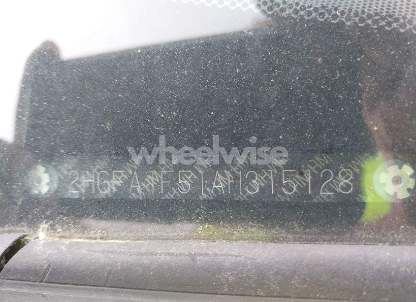 Photo 9 of 2010 Honda Civic LX (VIN 2HGFA1F51AH315128)