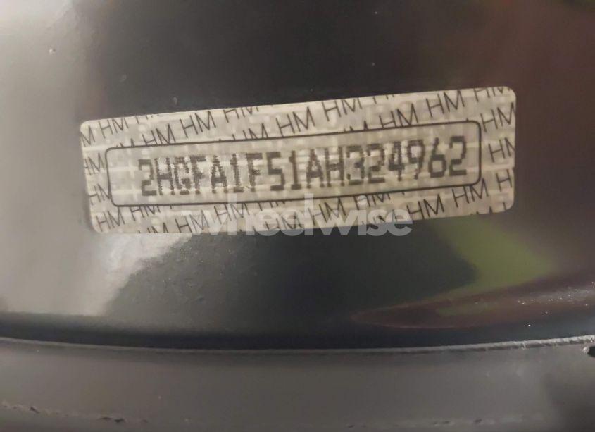 Photo 9 of 2010 Honda Civic LX (VIN 2HGFA1F51AH324962)