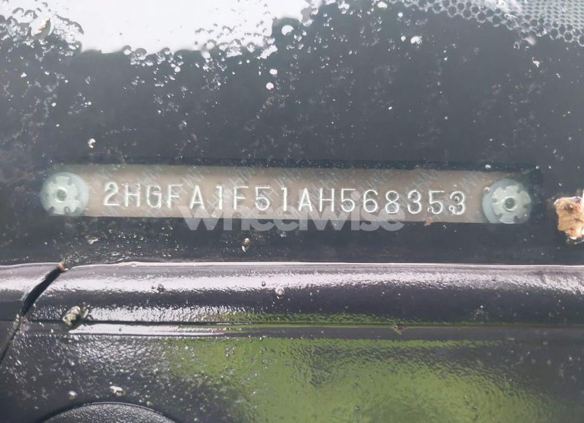 Photo 9 of 2010 Honda Civic LX (VIN 2HGFA1F51AH568353)