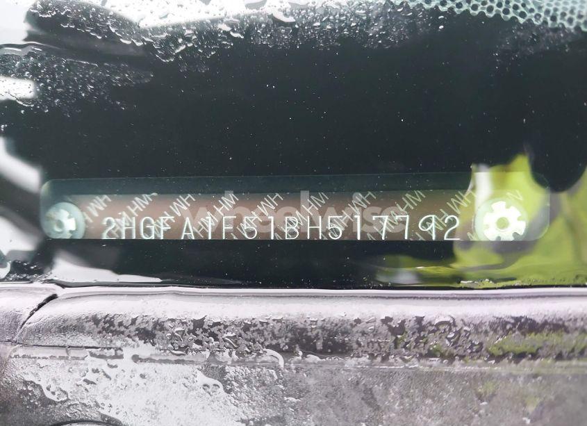 Photo 9 of 2011 Honda Civic LX (VIN 2HGFA1F51BH517792)