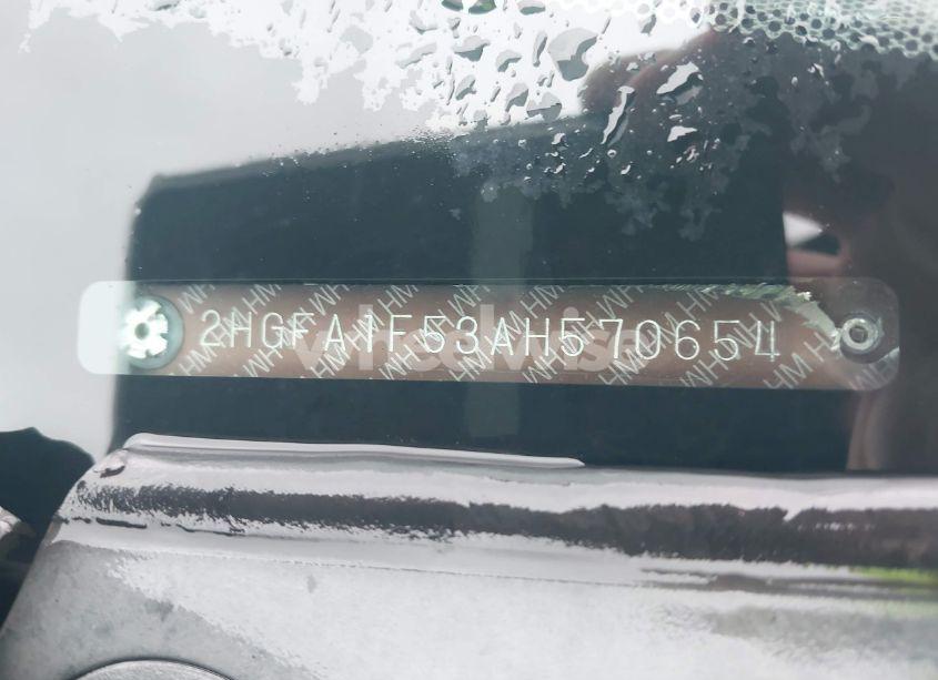 Photo 9 of 2010 Honda Civic LX (VIN 2HGFA1F53AH570654)