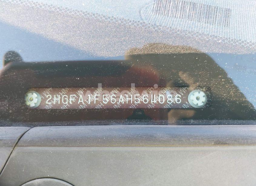 Photo 9 of 2010 Honda Civic LX (VIN 2HGFA1F56AH564086)