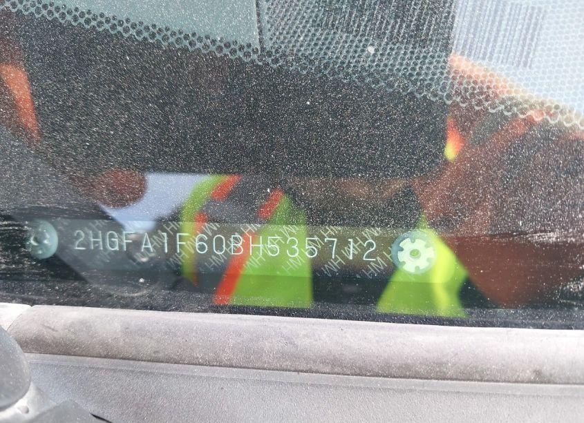 Photo 9 of 2011 Honda Civic LX-S (VIN 2HGFA1F60BH535712)