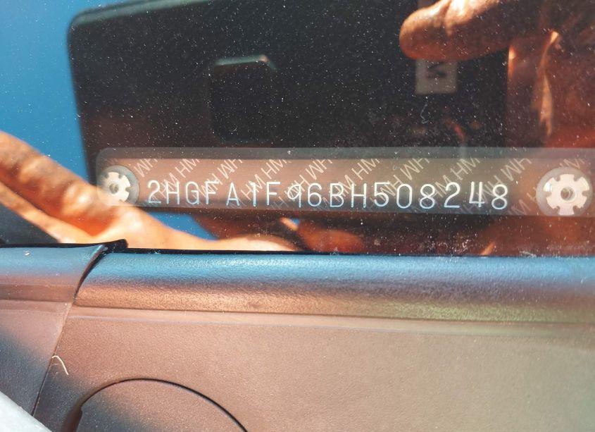 Photo 9 of 2011 Honda Civic EX-L (VIN 2HGFA1F96BH508248)