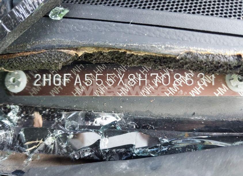 Photo 9 of 2008 Honda Civic SI/SI MUGEN (VIN 2HGFA555X8H708631)