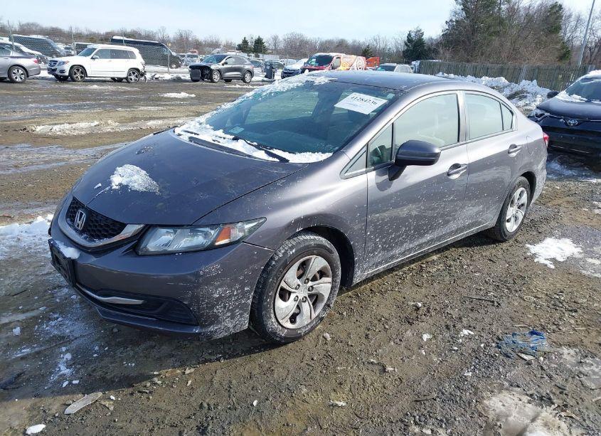 Photo 2 of 2014 Honda Civic LX (VIN 2HGFB2E5XEH530842)