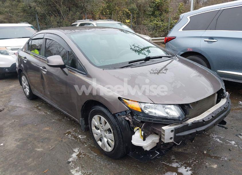 2012 Honda Civic SDN LX (VIN 2HGFB2F50CH530876) main photo