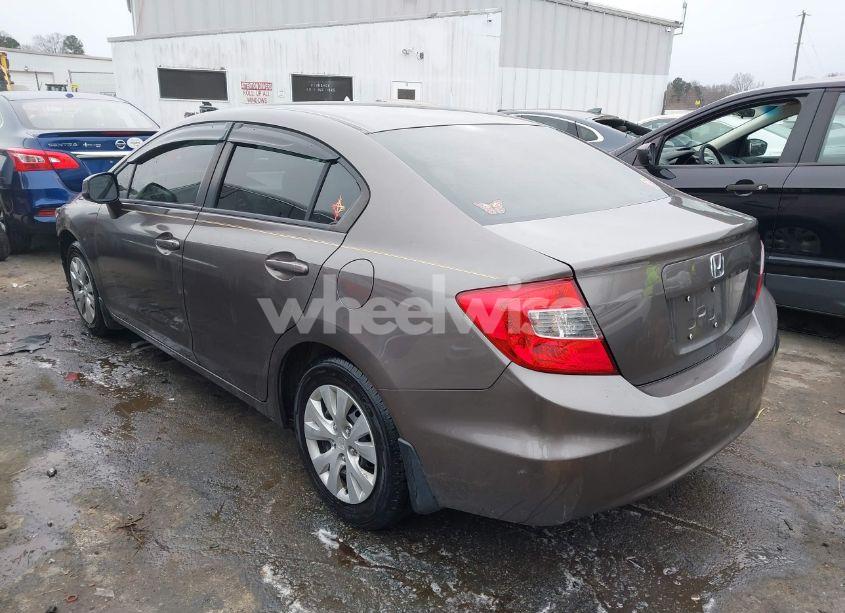 Photo 3 of 2012 Honda Civic SDN LX (VIN 2HGFB2F50CH530876)