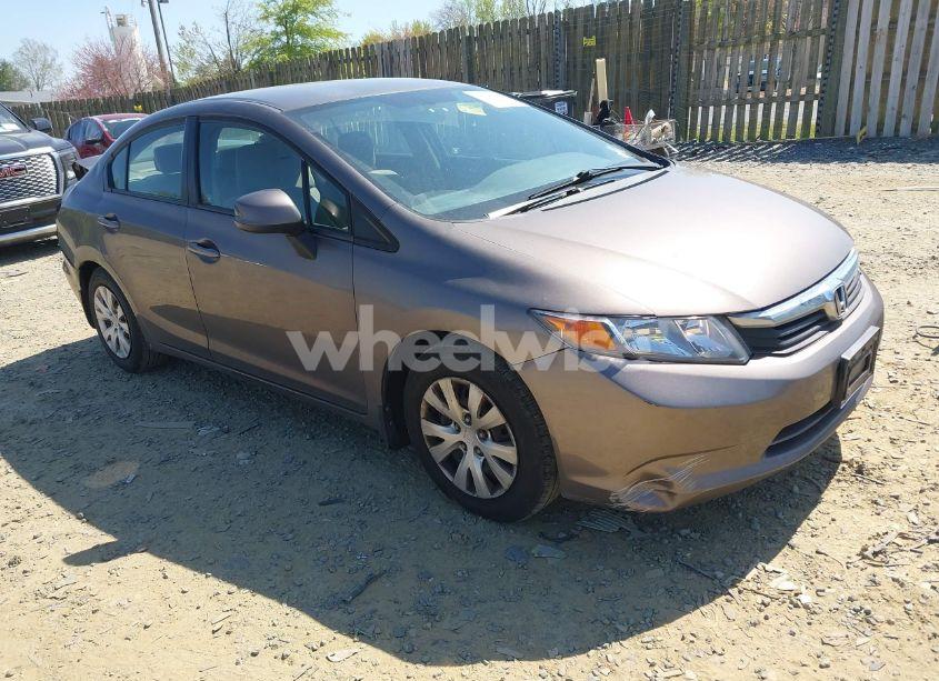 2012 Honda Civic LX (VIN 2HGFB2F50CH578555) main photo