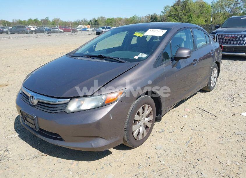 Photo 2 of 2012 Honda Civic LX (VIN 2HGFB2F50CH578555)