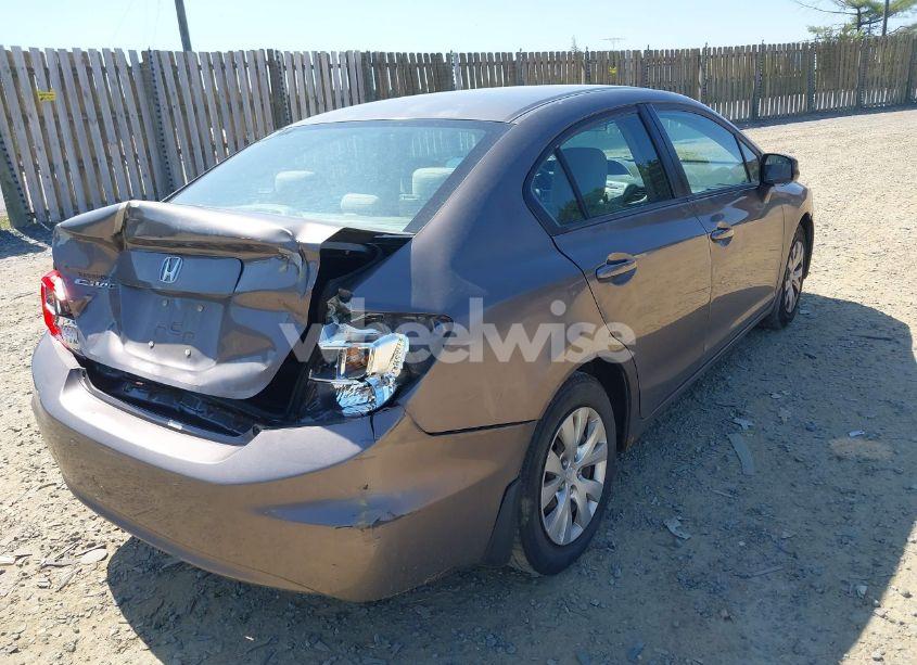 Photo 4 of 2012 Honda Civic LX (VIN 2HGFB2F50CH578555)