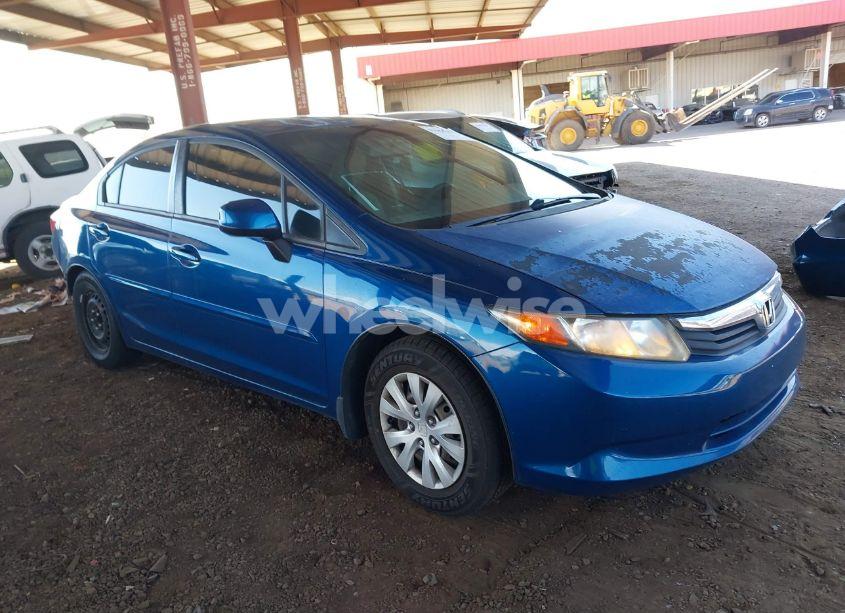 2012 Honda Civic LX (VIN 2HGFB2F50CH584663) main photo