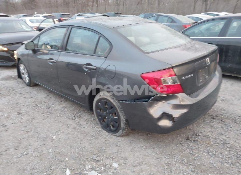 Photo 3 of 2012 Honda Civic SDN LX (VIN 2HGFB2F50CH589619)