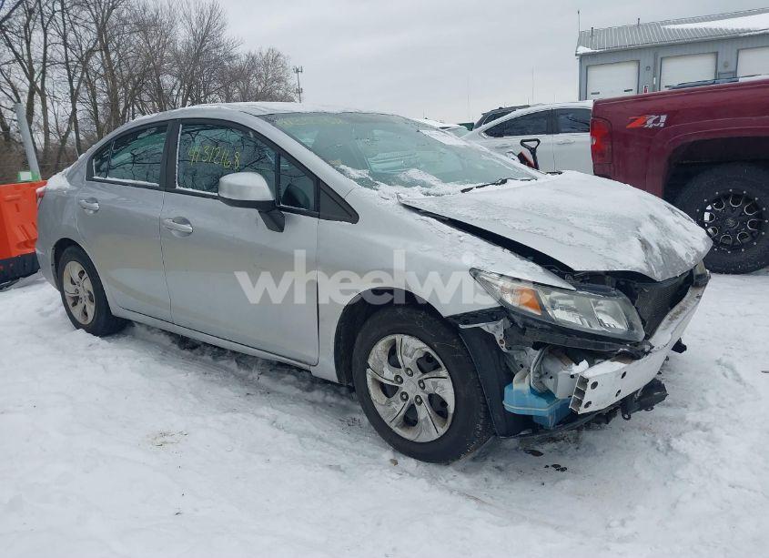 2013 Honda Civic LX (VIN 2HGFB2F50DH588763) main photo