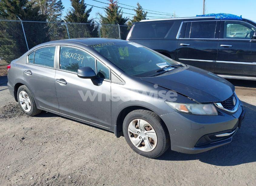 2013 Honda Civic LX (VIN 2HGFB2F50DH594580) main photo