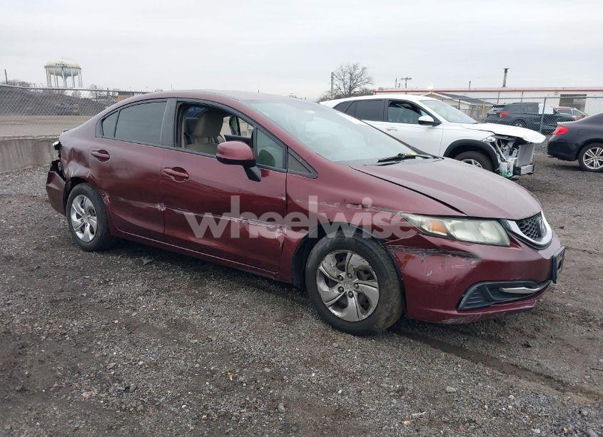 2013 Honda Civic LX (VIN 2HGFB2F50DH596989) main photo