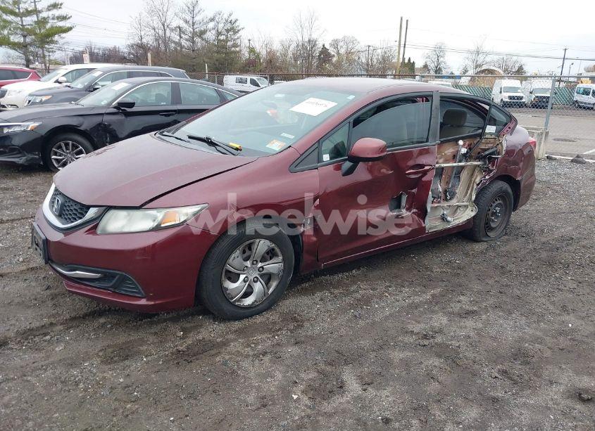 Photo 2 of 2013 Honda Civic LX (VIN 2HGFB2F50DH596989)