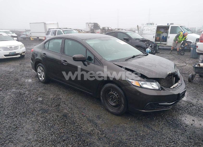 2014 Honda Civic LX (VIN 2HGFB2F50EH521503) main photo
