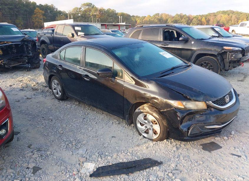 2014 Honda Civic LX (VIN 2HGFB2F50EH523672) main photo