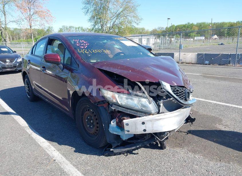 2014 Honda Civic LX (VIN 2HGFB2F50EH528385) main photo