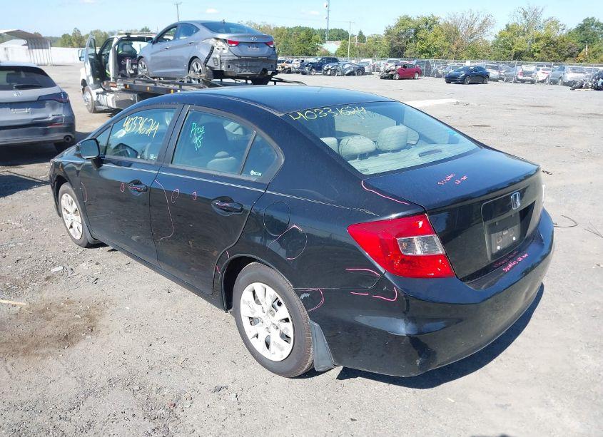 Photo 3 of 2012 Honda Civic LX (VIN 2HGFB2F51CH328063)