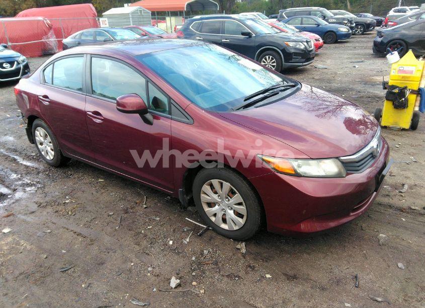 2012 Honda Civic LX (VIN 2HGFB2F51CH532104) main photo