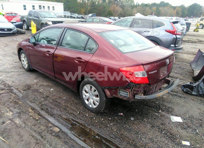 Photo 3 of 2012 Honda Civic LX (VIN 2HGFB2F51CH532104)