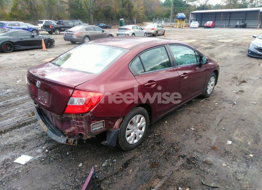 Photo 4 of 2012 Honda Civic LX (VIN 2HGFB2F51CH532104)