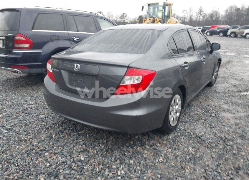 Photo 4 of 2012 Honda Civic LX (VIN 2HGFB2F51CH558167)