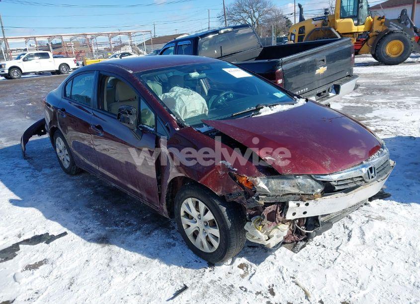 2012 Honda Civic LX (VIN 2HGFB2F51CH584705) main photo
