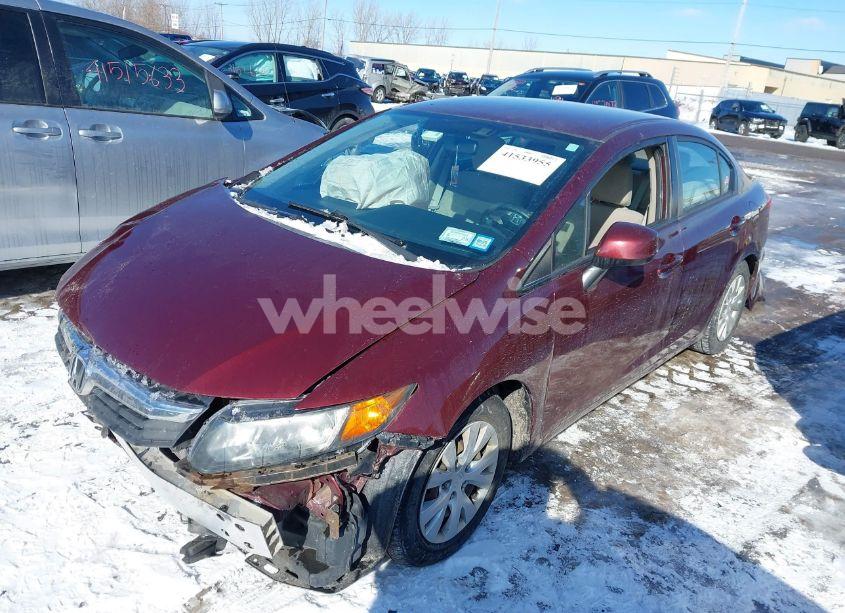 Photo 2 of 2012 Honda Civic LX (VIN 2HGFB2F51CH584705)