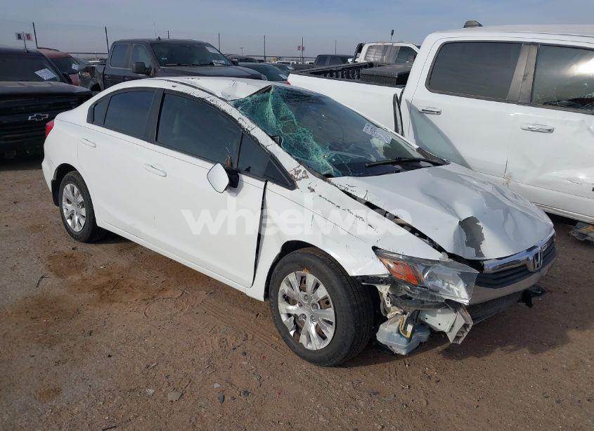 2012 Honda Civic LX (VIN 2HGFB2F51CH592514) main photo