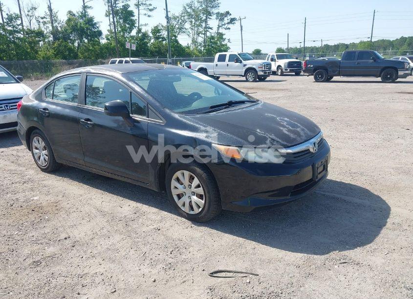 2012 Honda Civic LX (VIN 2HGFB2F51CH594361) main photo