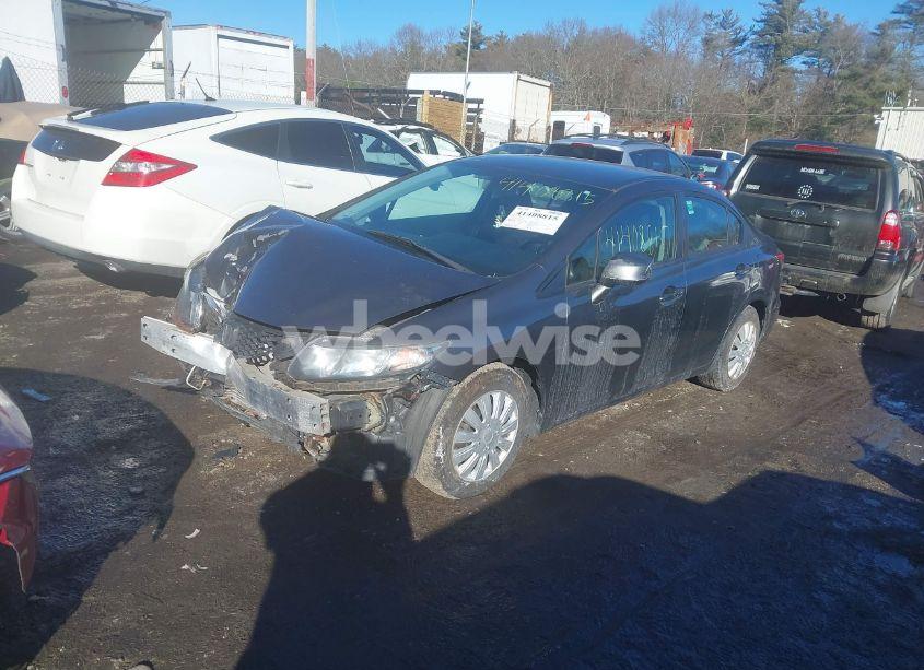 Photo 2 of 2013 Honda Civic LX (VIN 2HGFB2F51DH531617)